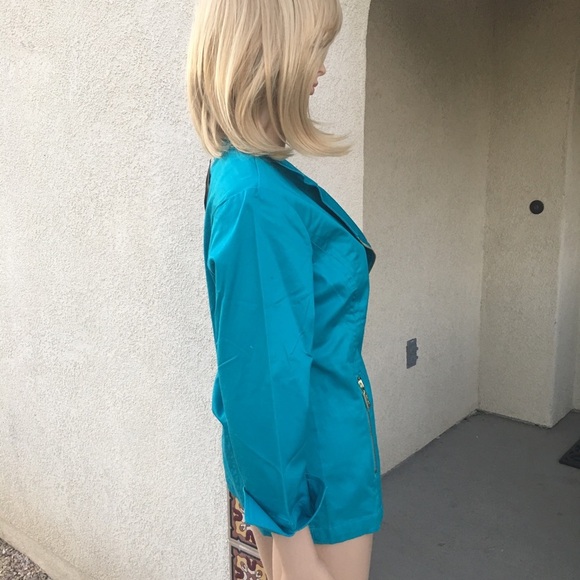 NWT Bob mackie blue jacket size S - Picture 3 of 8